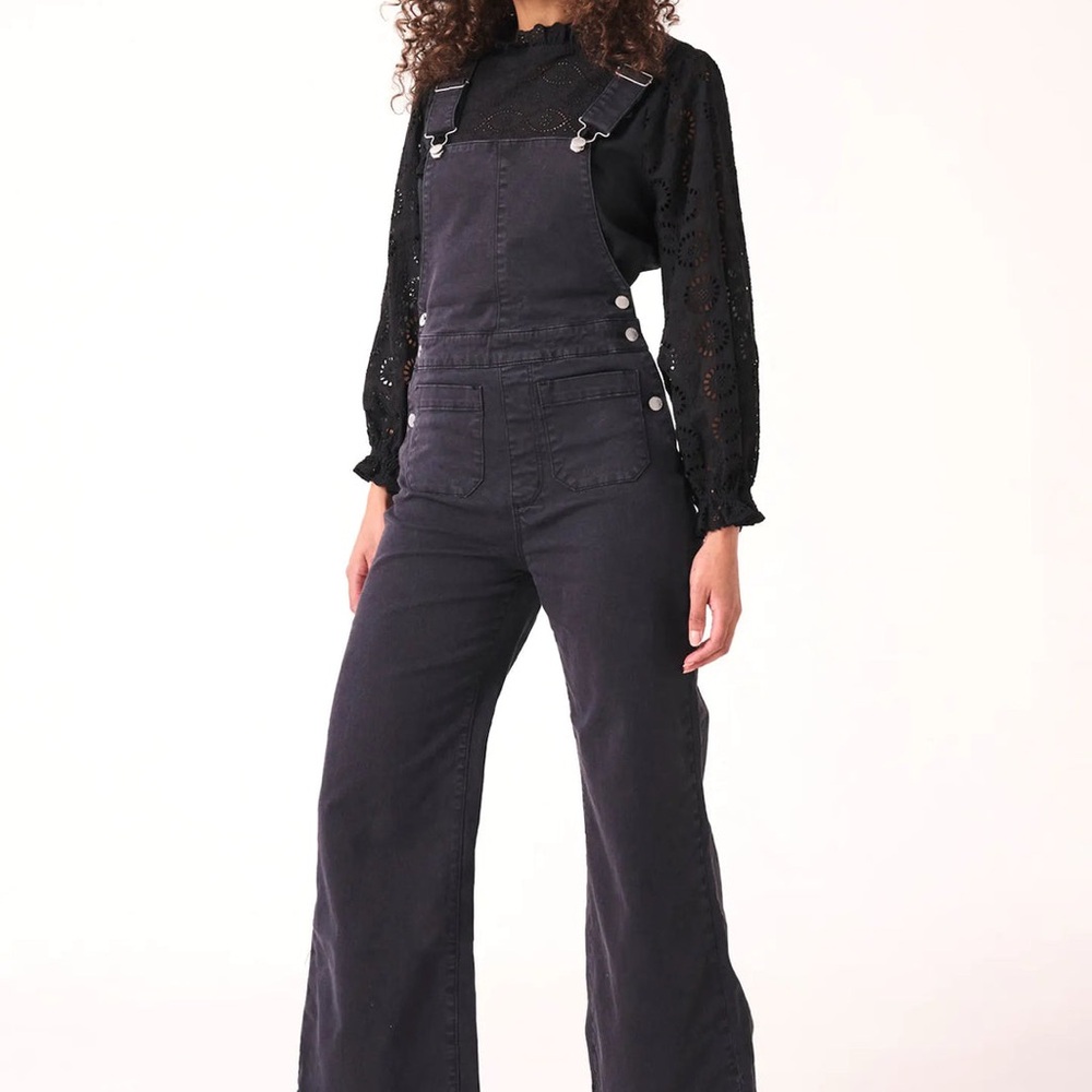 Rollas Jeans washed black sailor jumpsuit - Picture 2 of 9
